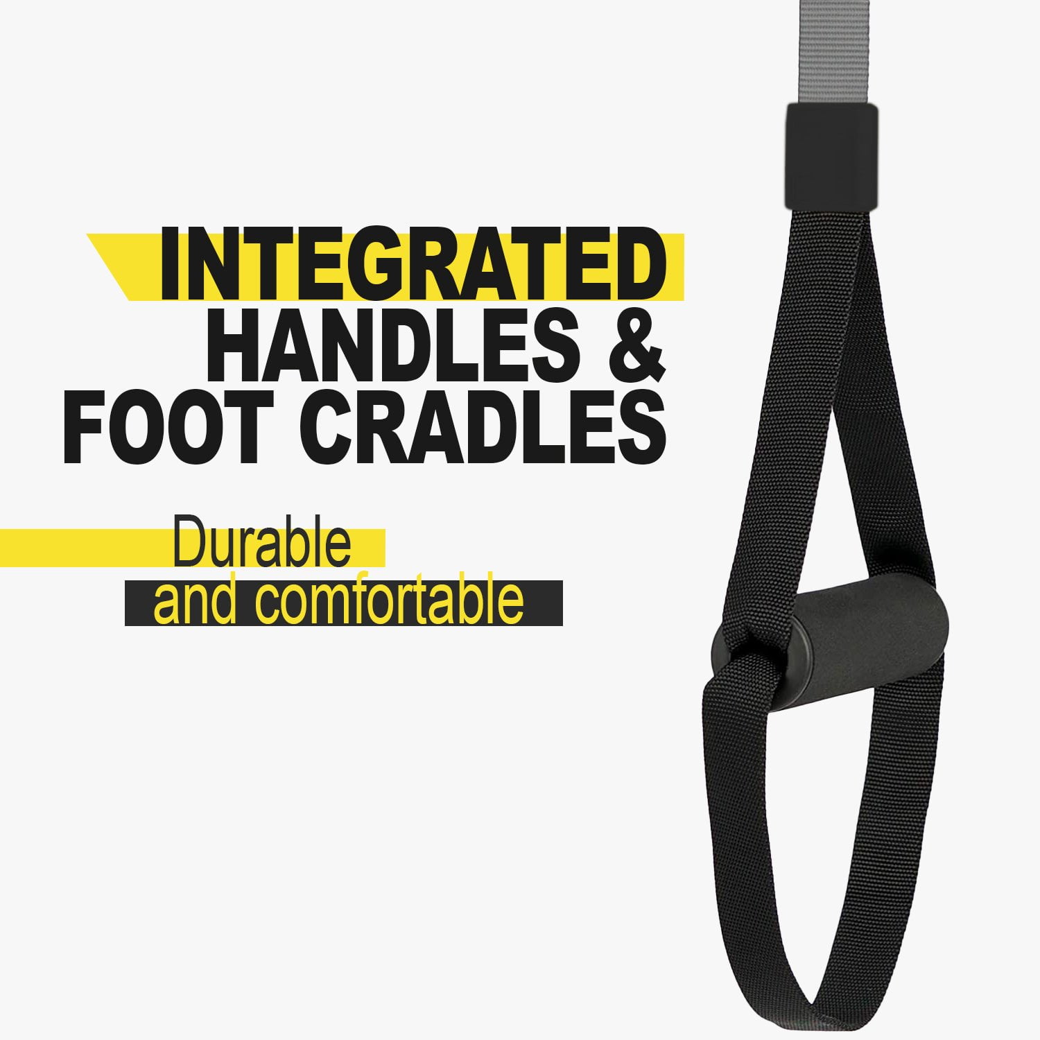 Dimok Suspension Trainer Resistance Band Full Body Workout with X-mount