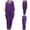 b_Purple, variant on Xysaqa Lounge Sets for Women Two Piece Outfits V Neck Short Sleeve Pullover Top Capris Pants Set Loose Fit Tracksuit S-5XL (Plus Size)
