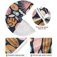 thumbnail image 2 of FMSHPON Jungle Fruits Xmas Christmas Tree Skirt Stand Mat for Holiday Party Decoration Indoor Outdoor 48 inches, 2 of 6