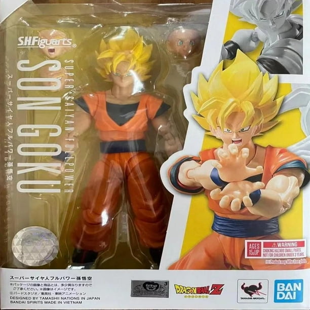 Bandai-Figura de acción de Dragon Ball SHFiguarts, Super Hero Series, Son Goku, Gohan, Vegeta, Broli, Saiyan, con caja, Original