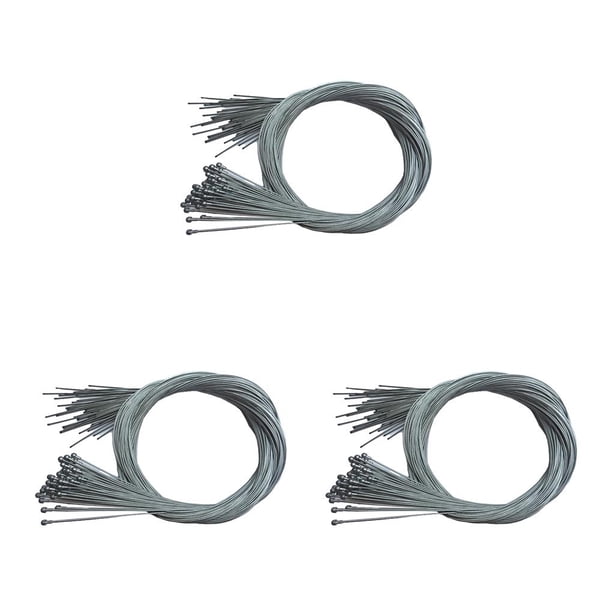 Eigraketly Paquete de 10 líneas de cambio de bicicleta de carretera freno de acero inoxidable Cable interno Variable Cable fijo galvanización de bicicleta Type1 NO1 Eigraketly CBP254054