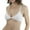 White, variant on ToBeInStyle Women's Rib Knit Crossback Bralette