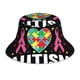 thumbnail image 1 of Fotbe I Love My Autism Sombrero Tipo Pescador con Estampado – Sombrero de Sol de Algodón de Moda para Playa, Golf, Pesca, 1 of 6
