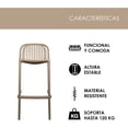 thumbnail image 3 of Jauz Improvement 2pz Silla Alta Periquera Color Arena Tipo Minimalista Andina BS (A2327), 3 of 5