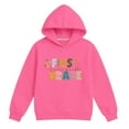 thumbnail image 4 of Chenglor Back To School Hoodies for Girls 10-12 Girls Sweatshirts Back To School Hoodie for Girls 10-12 6 Year Girl Clothes Children's Fashion Clothes (1-2 Years Pink), 4 of 4
