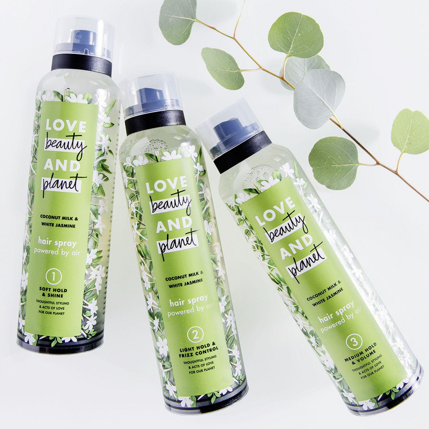 Love Beauty and Planet Coconut Milk & White Jasmine Soft Hold Hairspray