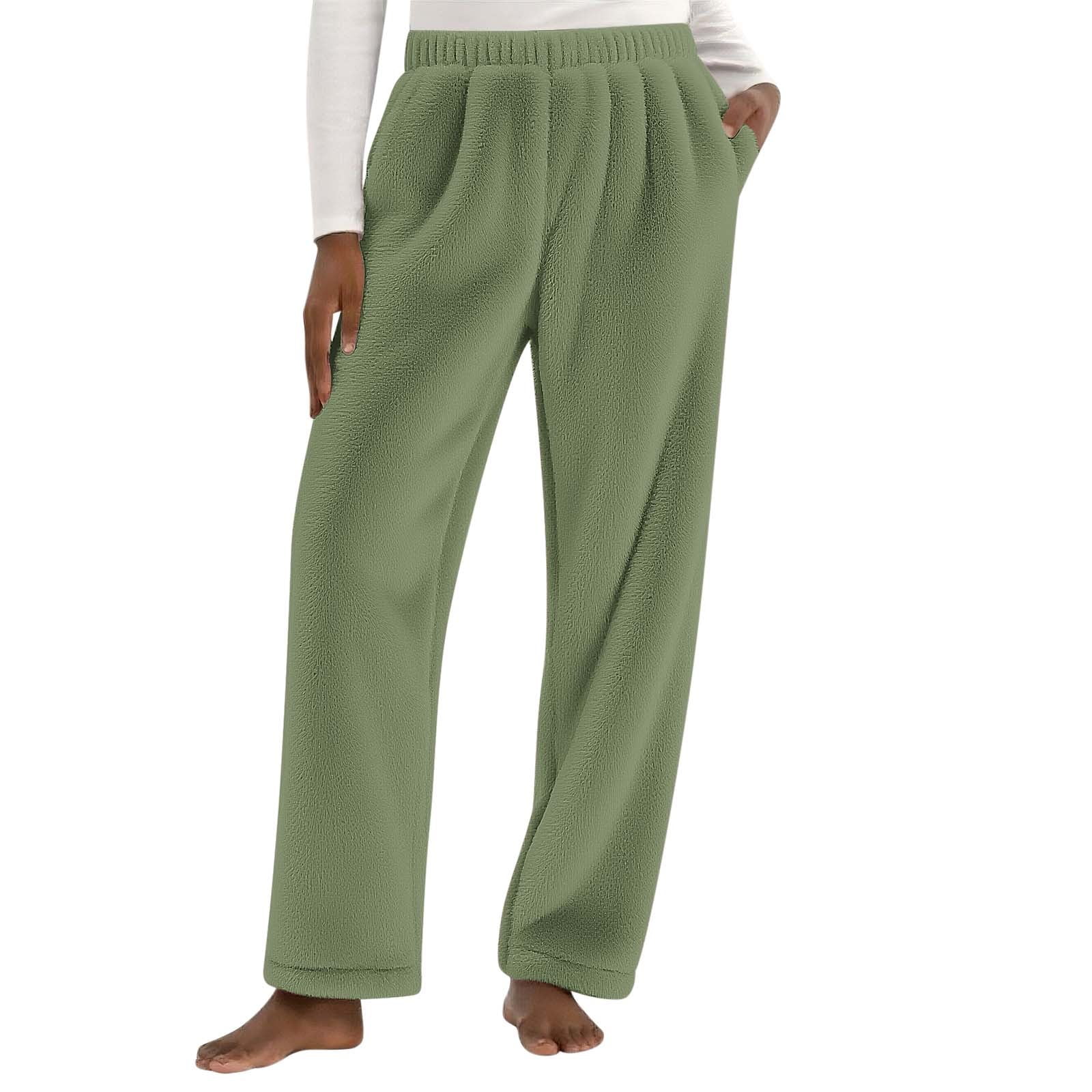 Pantalon Pyjama Femme Flanelle - Chaud Et Doux Pour L’hiver, Confortable Pour La Maison, Détente Et Nuit