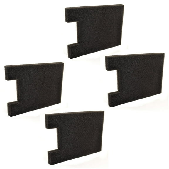 HQRP 4-Pack Foam Filter for Eureka Altima 2950AV, 2961AVZ, 2961BVZ, 2961TUR, 2991AVZ, 2993AV Vac