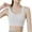 White, variant on Timegard Sports Bras for Women High Support Racerback Breathable Comfort Wireless Athletic Yoga Bras