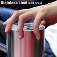 thumbnail image 3 of Injueey Taza de aislamiento al vacío de acero inoxidable, taza de café de agua de sellado al vacío de doble pared de 600ml con tapa, botella térmica, Juegos de servir café y té Injueey HA6868-00B, 3 of 6