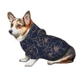 thumbnail image 7 of Haiem Copper-Gold Gloss Outline Cherry for Winter Dog Hoodie Sweatshirts with Pockets Warm Dog Clothes for Small Dogs Chihuahua-X-Large, 7 of 7