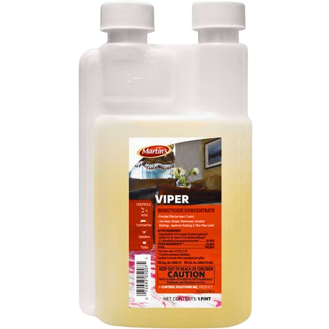 Martin's Viper Insecticide: Your Ultimate Pest Weapon 16oz | Premium USA Supply Gloves for Safe Eradication | USA Supply Pest ID Card