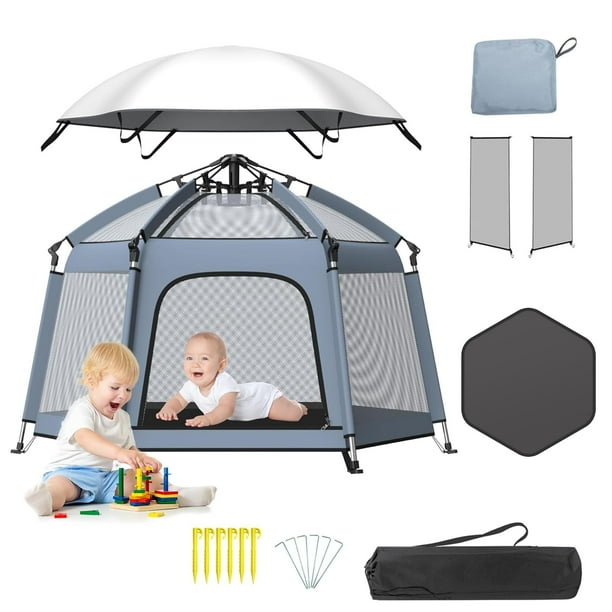 Tienda de CampañA para NiñOs, Tienda PequeñA Plegable PortáTil para Exteriores, Recinto de Acampada en la Playa, Adecuada para NiñOs en Interiores y Exteriores, el Mejor Regalo para NiñOs