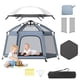 thumbnail image 1 of Tienda de CampañA para NiñOs, Tienda PequeñA Plegable PortáTil para Exteriores, Recinto de Acampada en la Playa, Adecuada para NiñOs en Interiores y Exteriores, el Mejor Regalo para NiñOs, 1 of 7