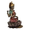 thumbnail image 3 of Ebros Gift 12.25" Goddess Lakshmi Statue, Seated on Lotus Throne, Hand-Painted Resin, Multicolor, 3 of 9