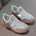 thumbnail image 4 of LYHaoo Breathable Single Mesh Sports Mesh Shoes For Boys And Girls In Spring Summer And Autumn Soft Sole Beach Shoes Sizes 11 Gray(Little Kid), 4 of 6