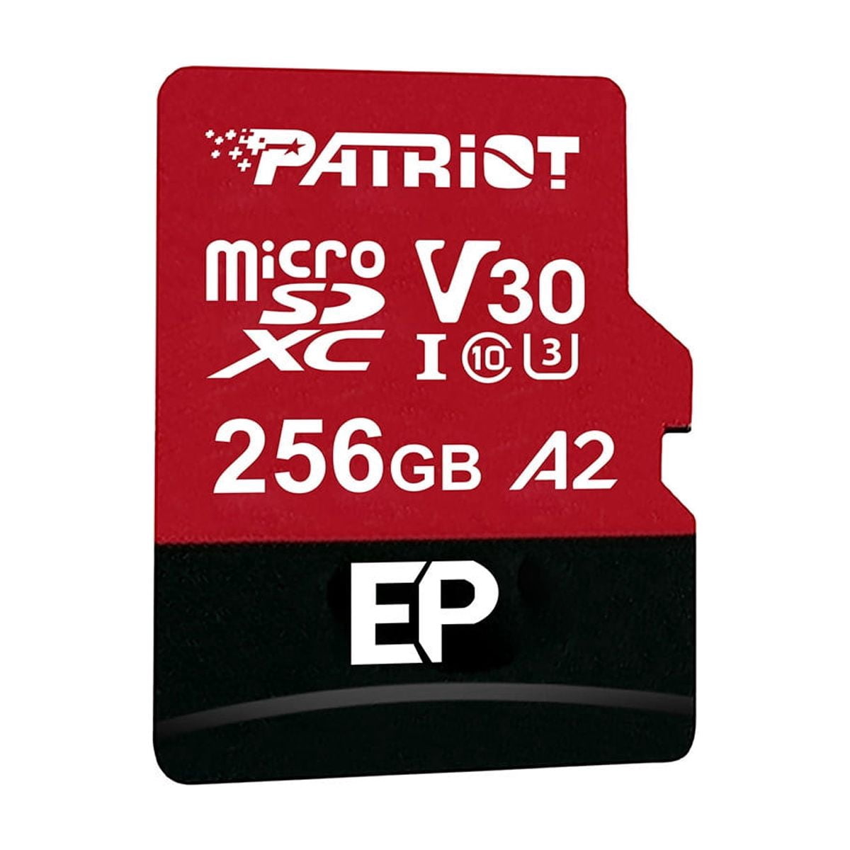 Patriot EP Series 256GB Micro SDXC V30 A2 UHS-I U3 4K UHD Memory Card - PEF256GEP32MCX