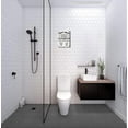 thumbnail image 4 of Bathroom Canvas Wall Art Rustic Funny Toilet Rules Wall Decor Prints Sign Wood Background Bath Room Picture Artwork Modern Home Decor Size 12 X 16 inch Framed Ready to Hang, 4 of 5