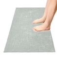 thumbnail image 5 of Dailycode Grayish Green Bathroom Rugs Non Slip Absorbent Soft Plush Quick Dry Bath Mat, 39"x20", 5 of 8