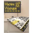 thumbnail image 2 of School Bus Driver Throw Blanket - Flannel Blankets for School Bus Driver - School Bus Driver Gifts on Christmas, Birthday, Thanksgiving - 50" x 60" - (Black), 2 of 6