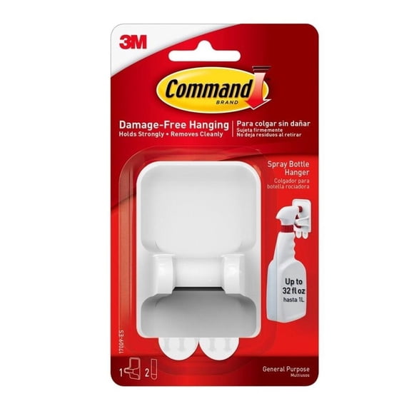 Colgador 3M Command para botella rociadora blanco 1 pza