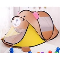 Pop Up Play Tent, 71.7x37.7x33.9 Inch Playhouse for Indoor & Outdoor, Sports & Outdoor Play Toys-Large Collapsible Play Tent, Easy Setup & Suitable as Gifts (Grizzly Bears, 71.7" x 37.7" x 33.9")