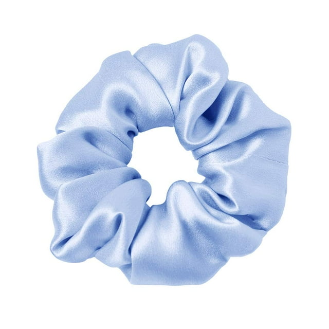 Bandanas,100% Scrunchies de seda para el cabello Café Pura seda de morera Lazos para el cabello Cuerdas para mujeres Niñas Elasctic Soft Vhermosa YXX095-3