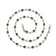 thumbnail image 1 of Colors Sunglasses Chain Exquisite Metal Glasses Chain Splicing Glasses Chain Multifunctional Mask Chain Imitation pearl chain Green, 1 of 6
