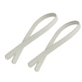 thumbnail image 3 of 2 piezas 60cm PU Bolso de cuero Manijas Bolsa de mano duradera Correa de repuesto Bolsa de pespunte poroso Cinturón para mujeres Damas Bolsa de bricolaje (Beige), 3 of 5