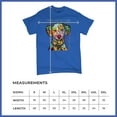 thumbnail image 5 of Tee Hunt Dean Russo Dalmatian Luv Colorful Dog T-Shirt Neon Puppy Men's Tee, Blue, Large, 5 of 5