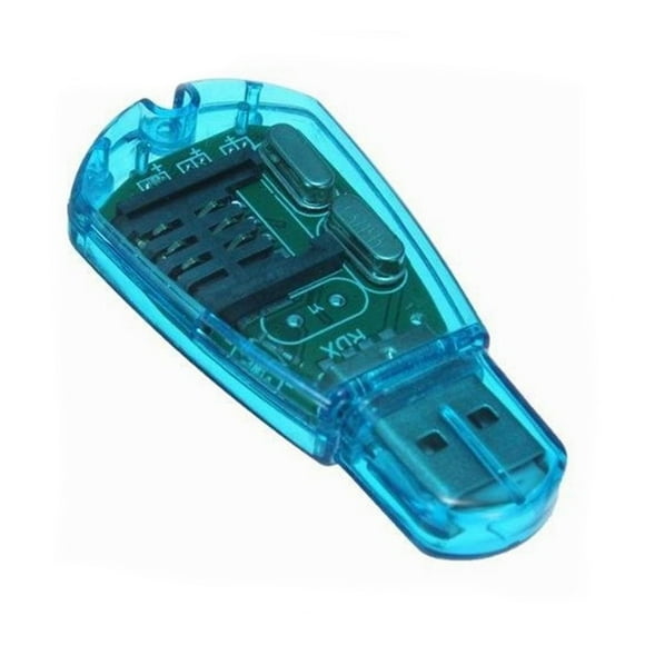 1 x SIM Card Reader + Driver, GSM/CDMA+CD USB Cellphone Standard SIM Card Reader Copy Cloner Writer SMS Backup