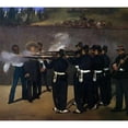 thumbnail image 2 of Manet, Edouard 22x20 Black Modern Framed Museum Art Print Titled - Execution of Emperor Maximilian, 2 of 4