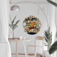thumbnail image 4 of 24-Inch Painted Crabs Metal Wall Art Croix des Bouquets, 4 of 4