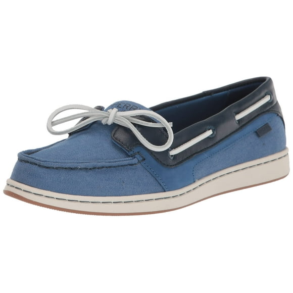 Sperry Women's Starfish Boat Shoe, Blue, 5.5