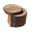 thumbnail image 1 of Wooden Ring Bearer Box Rustic Wedding Ring Box Holder, 1 of 1