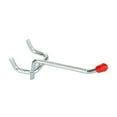 thumbnail image 2 of (4 pack) Hyper Tough 2 in. Single Peghooks, Zinc Plated Steel (4 Pack), 2 of 10