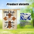thumbnail image 5 of Seasonal Welcome Garden Flag May God Bless with Home and All Who Enter 28 x 40 Inch Double Sided Spring Christian Cross Stand House Flag for Home Party Porch Yard Outdoor Decor, 5 of 6