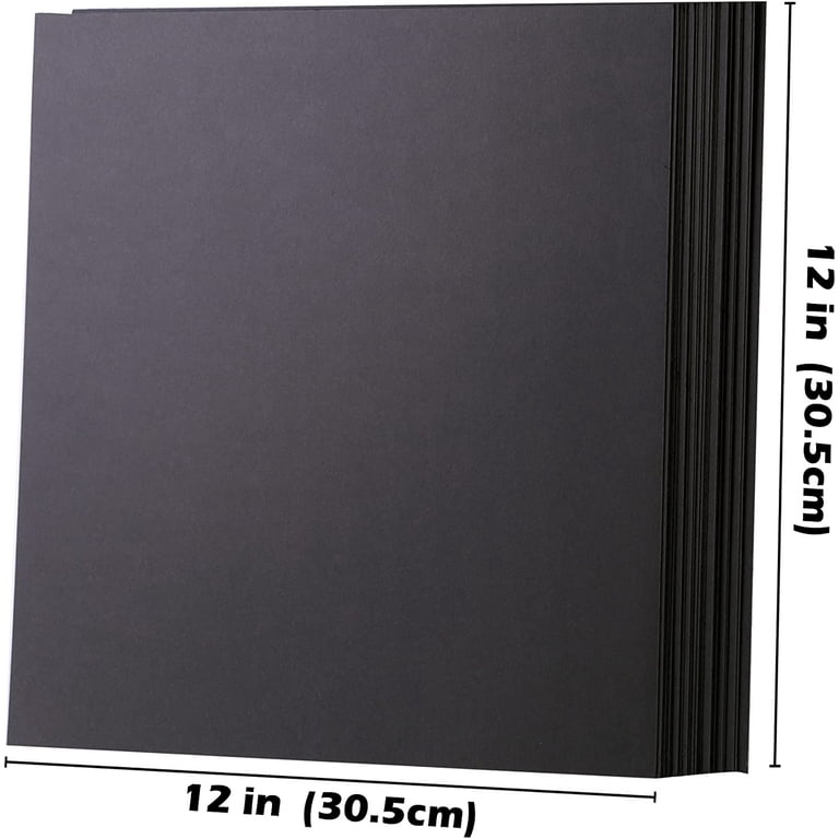 15 Sheets Black Cardstock 8.5 x 11, 250gsm/92lb Thick Paper Cardstock Black  Construction Paper for Crafts, Card Making, Invitations, Printing,  Scrapbook Supplies : : Home