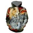 thumbnail image 3 of Men's autumn and winter long-sleeved sweatshirt European and American street hooded sweatshirt 3d wolf print sweatshirt for men-WY-70-XXL, 3 of 9