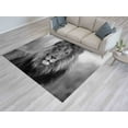 thumbnail image 3 of Lion Rugs, Wild Lion Rugs, Wildlife Rugs, Animal Rugs, Salon Rug, Round Rug, Bedroom Rug, Cool Rug, Anti-Slip Carpet, Classic Rug, 3.3'x9.2' - 100x280 cm, 3 of 8