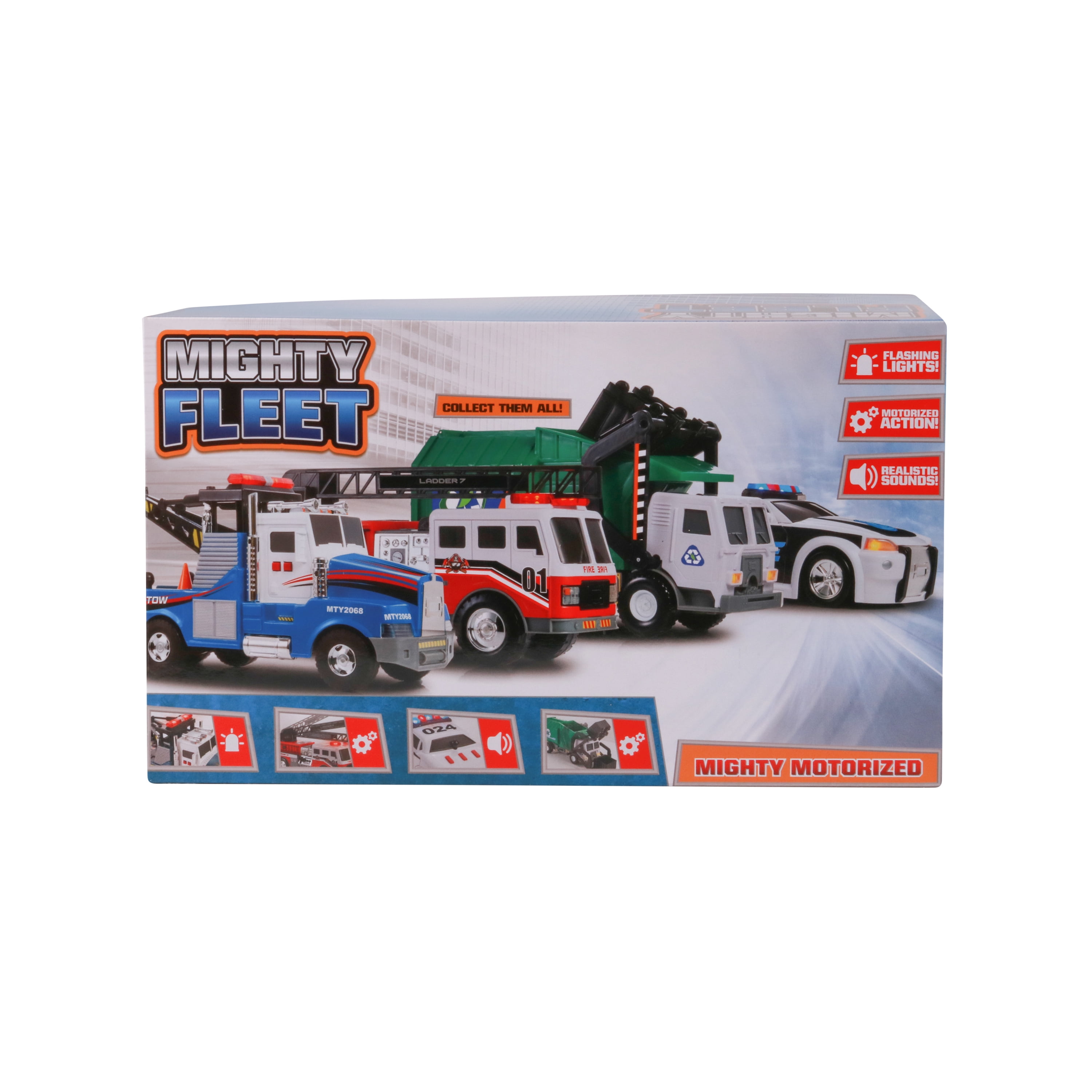 Funrise Mighty Fleet Mighty Motorized Tow Truck Walmart