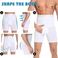 thumbnail image 3 of FITVALEN Men Tummy Control Shorts High Waist Slimming Shapewear Body Shaper Leg Underwear Briefs, 3 of 8