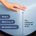 thumbnail image 3 of Juego de sábanas CGK Unlimited Split King Baby Blue, 7 piezas, 3 of 9