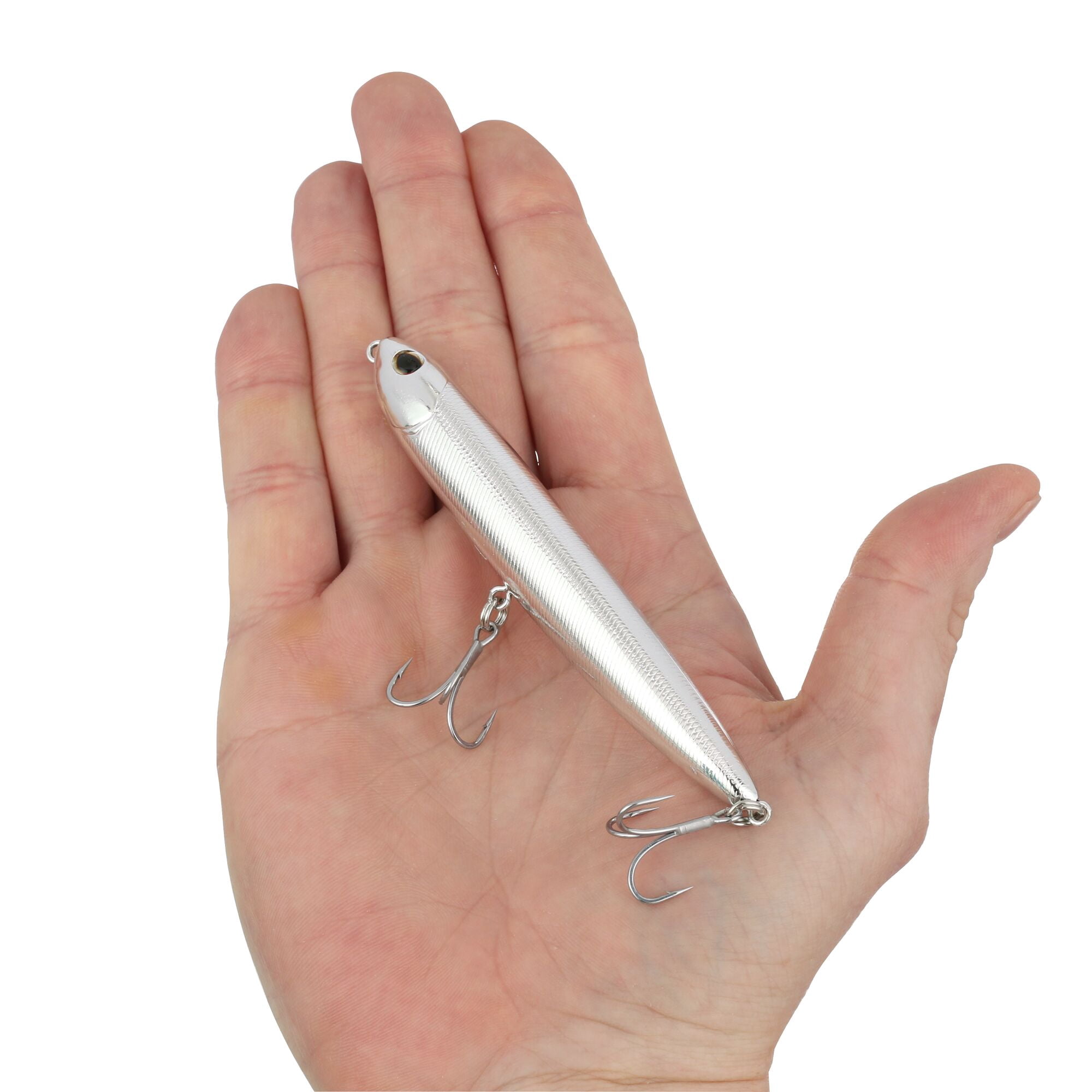 Berkley Drift Walker Saltwater, 4.3 in, Topwater Baits, Chrome (1 Count)