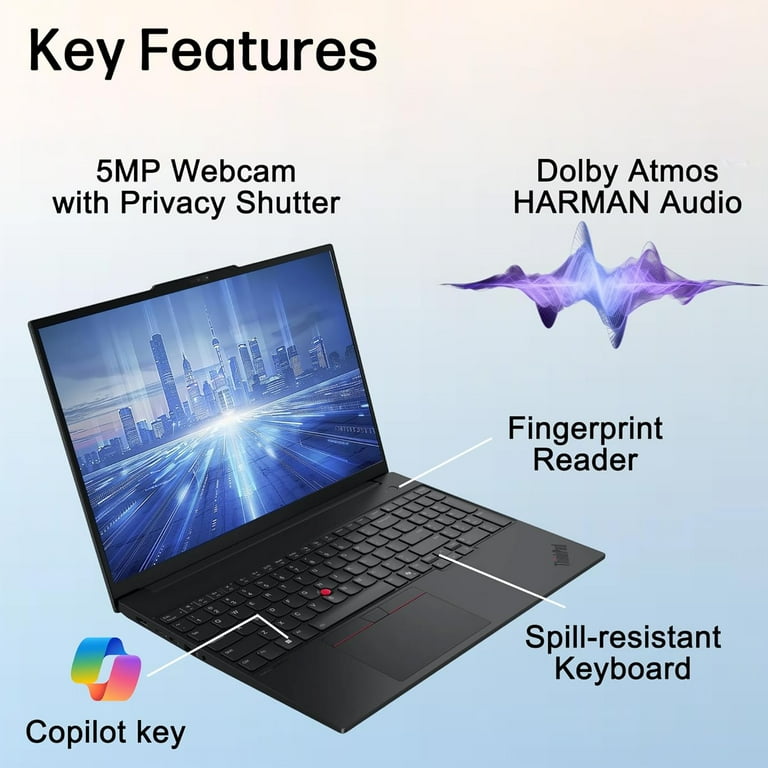 Lenovo ThinkPad E16 Gen 3 AI Business Laptop 16in Touchscreen FHD+