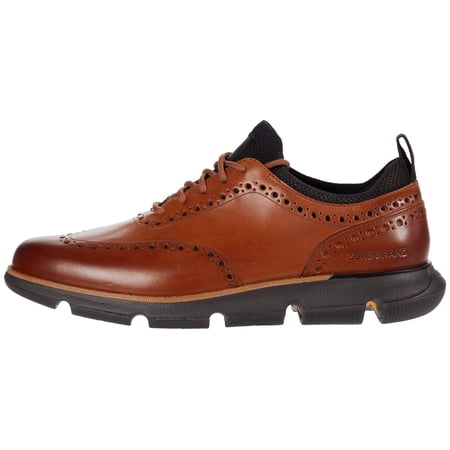 New No Box Cole Haan 4.Zerogrand Wingtip Oxford British Tan/Java 9.5 W - Wide