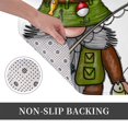 thumbnail image 6 of Pofeuu Fishing Gnome Print Flannel Doormats Rug16"x24"Rug Washable Doormats Indoor Outdoor Rugs for Layered Front Door Mats, Porch, Kitchen, Entryway, 6 of 7