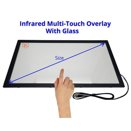 Chengying 23.6 inch Multi-Touch infrared touch frame IR touch panel Infrared touch overlay With Glass  For Sizes 23  to 24  - Suitable for Touch monitor  Touch screen  Touch whiteboard price history on PriceWatchPro