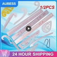 thumbnail image 2 of 1/2PCS Multifunction 6501 Plastic French Curve Sewing Ruler Measure Tailor Ruler Making Clothing 360 Degree Bend Ruler Tools Style B 1pc, 2 of 5