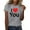 Grey, variant on KHONTS Valentine's Day Heart Printed Couple Humor Tees Short Sleeve Crew Neck Tops I Love You T Shirts White XL